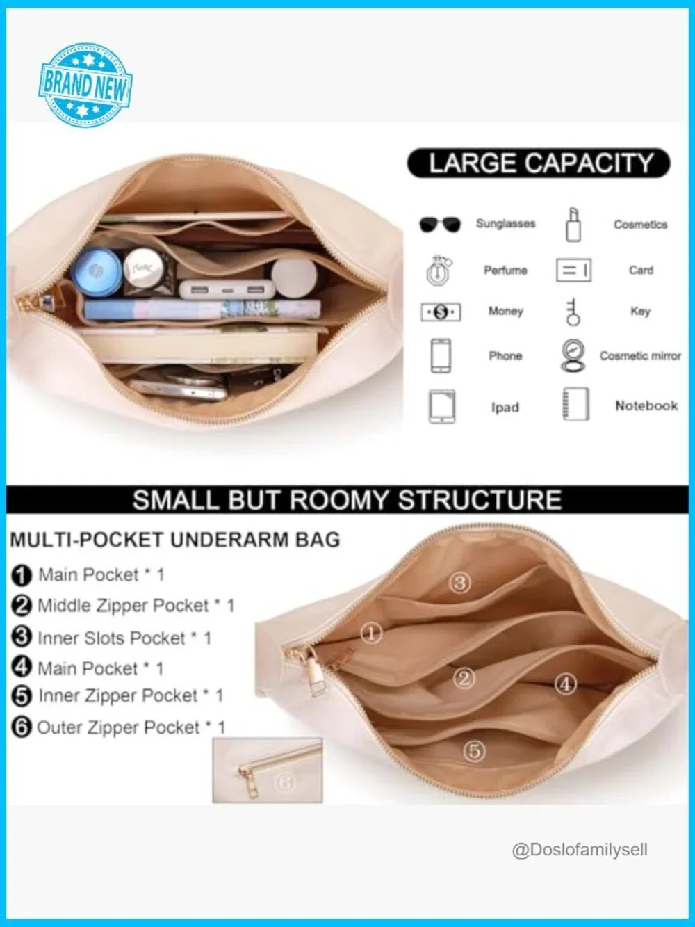 Retro Vegan Leather Slouchy Hobo Bag Shoulder Crossbody Large Tote Purse